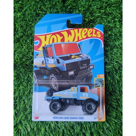Hot Wheels Mercedes Benz Unimog L Blue Heavy Rescue Service Unimog Shopee Singapore