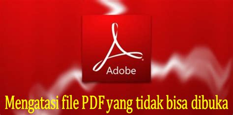 Mengatasi File Pdf Tidak Dapat Dibuka Yasoopan