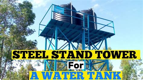 Water Tank Stand 3D CAD Model Library GrabCAD 45 OFF