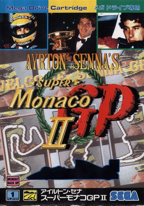 Ayrton Senna S Super Monaco Gp Ii Cover Or Packaging Material Mobygames