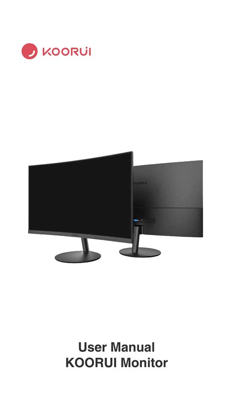 Koorui 24 Inch Curved Computer Monitor Full Hd 1080p 60hz Hdmi Vga