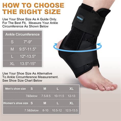 Sneino Ankle Brace For Women Men Ankle Brace For Sprained Ankle