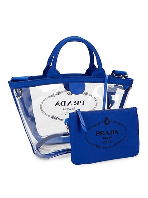 Prada Clear Tote Bag On Sale Saks Off 5th