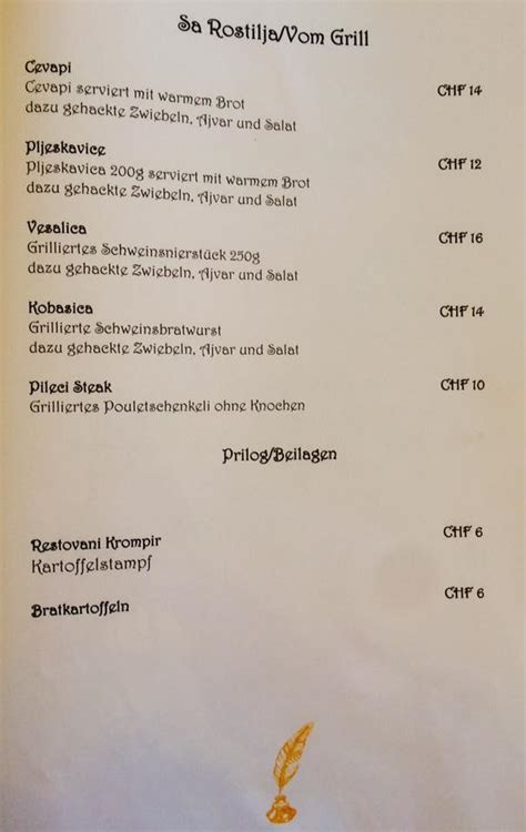 Menu Da Kulinarium H Tte Schwaderloch