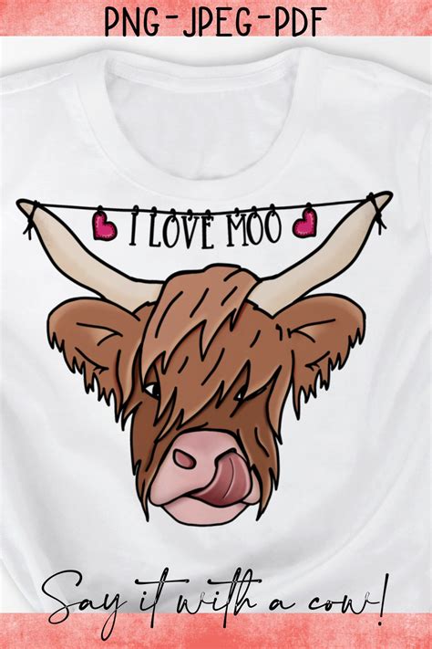 I Love Moo Highland Cow