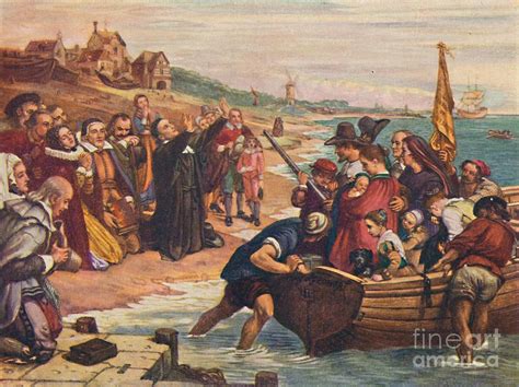 The Pilgrim Fathers by Print Collector