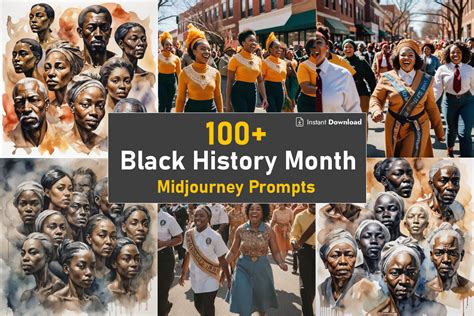 100 Black History Month Ai Prompts Graphic By Designlaz · Creative Fabrica