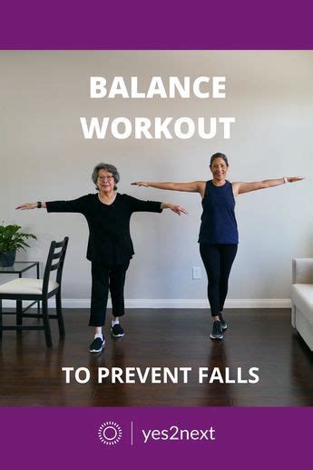 Balance Workout To Prevent Falls For Seniors Beginner Exercisers