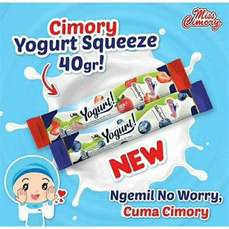 Jual Cimory Yogurt Stik 40gram Strawberry Blueberry Original Mangga 1paket Isi 10pcs Shopee