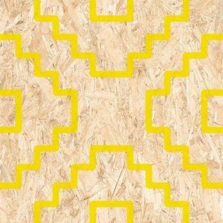 SERIAKI STRAND AMARILLO Carrelage Aspect Bois OSB Jaune