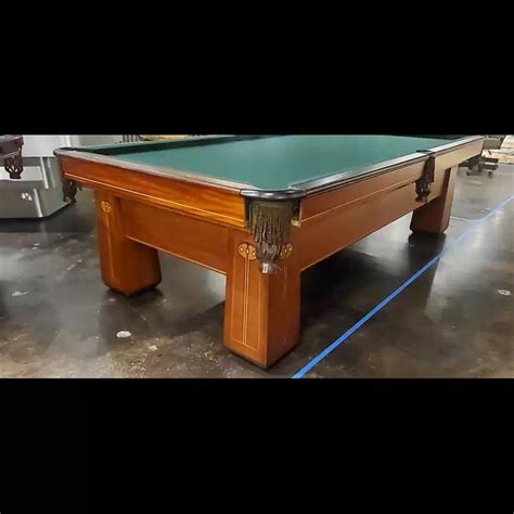 Brunswick Billiards Brunswick Regina Antique Pool Table