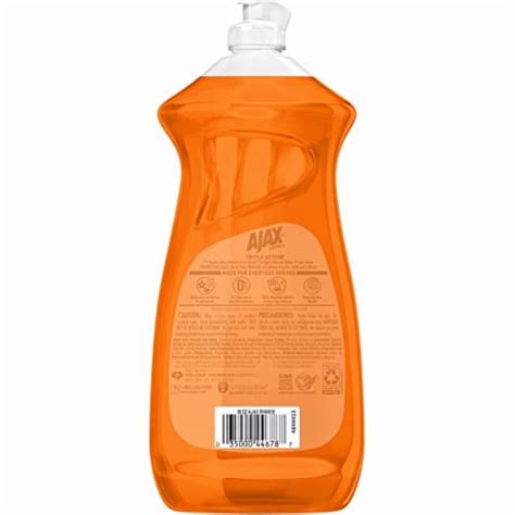 Ajax Ultra Triple Action Liquid Dish Soap Orange Fl Oz Pack Of