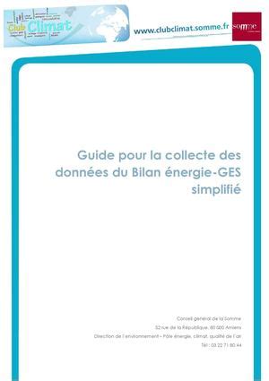 Calaméo Guide pour la collecte des données du bilan Énergie Gaz à