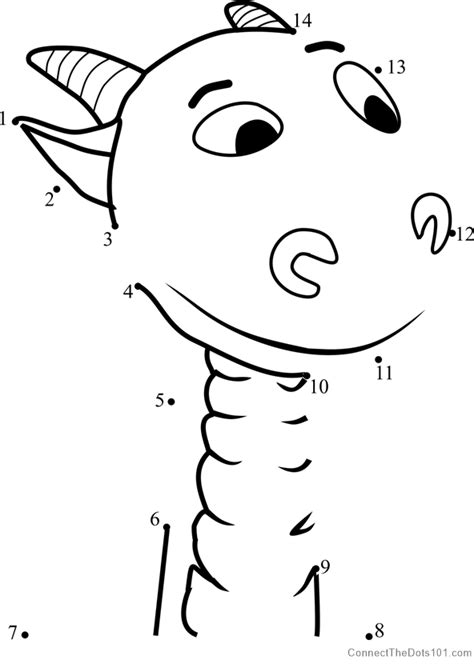 Dragon Dot To Dot Printable DottoDotPrintables Net