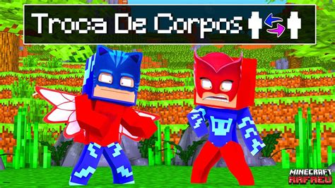 Corujita E Menino Gato Trocaram De Corpo No Minecraft Youtube