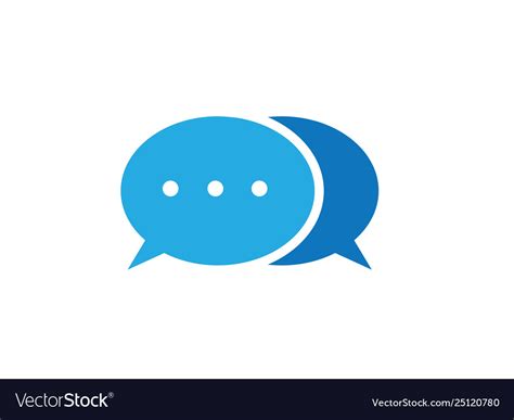 chat icon communication symbol  customer vector image