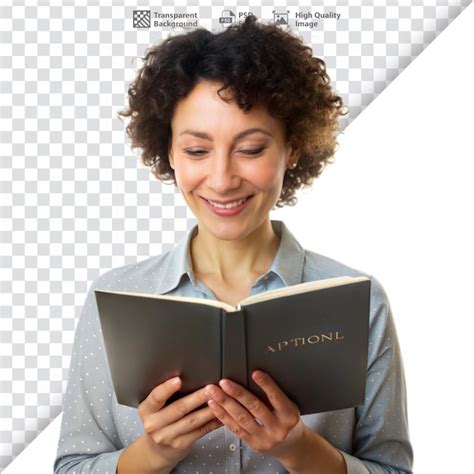 Mujer Leyendo Un Libro Disfrutando De Una Buena Historia Y Literatura