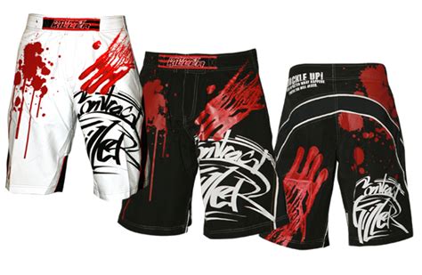 Contract Killer “Stained” Fight Shorts | FighterXFashion.com