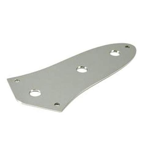 Fender Jazz Bass Control Plate 3 Hole Chrome Chicago Music Exchange