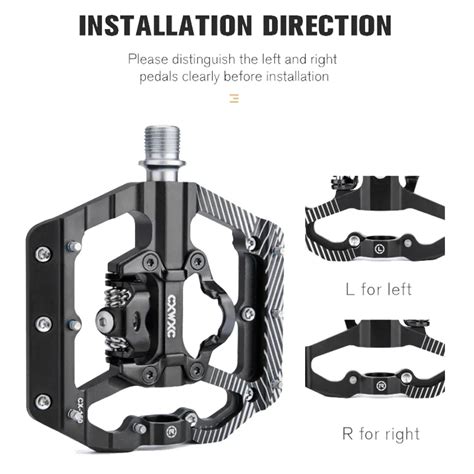 CXWXC CX-150 Bicycle Pedal Dual Function Platform Flat/Clipless ...
