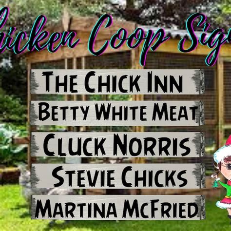 Chicken Sign Etsy