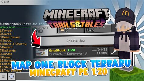 Map One Block Mcpe Terbaru One Block Survival Support Mcpe