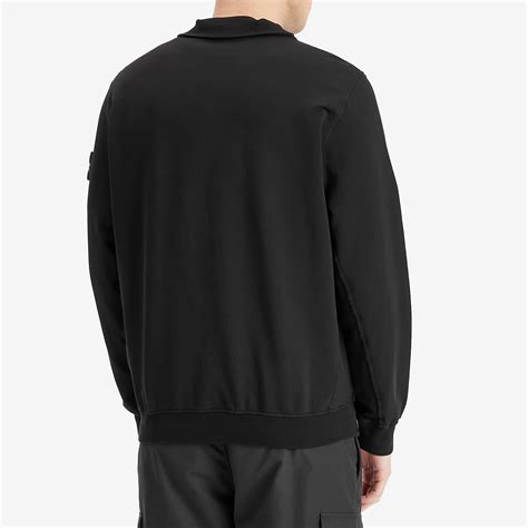Stone Island Ghost Piece Full Zip Sweatshirt Black | END. (AU)