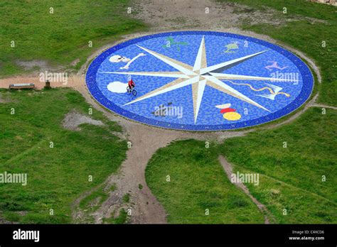 Compass Rose Representing The Different Celtic Peoples Near The Tower Of Hercules A Coruna