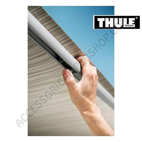 Tendalino Veranda Da Parete Thule Omnistor 1200 Bianco Telo Sapphire