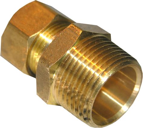 Lasco 17 6867 3 4 Inch Compression By 1 2 Inch Male Pipe Thread Brass Adapter