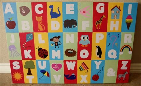 Items similar to ABC Painting - Alphabet Fun! on Etsy