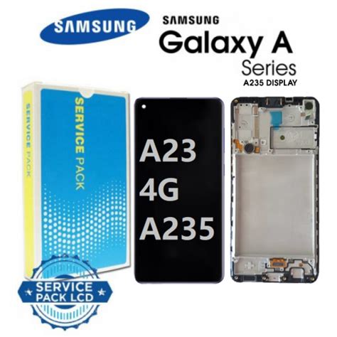 Samsung Galaxy A23 4G A235 Display Service Pack Black GH82 28657A