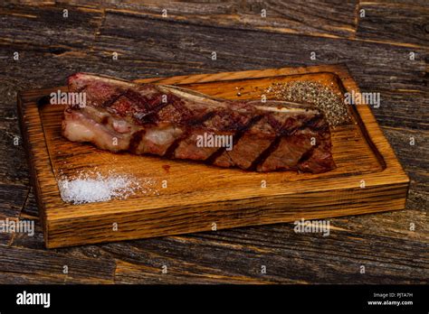 Beef Steak Short Ribs Black Angus Stock Photo Alamy