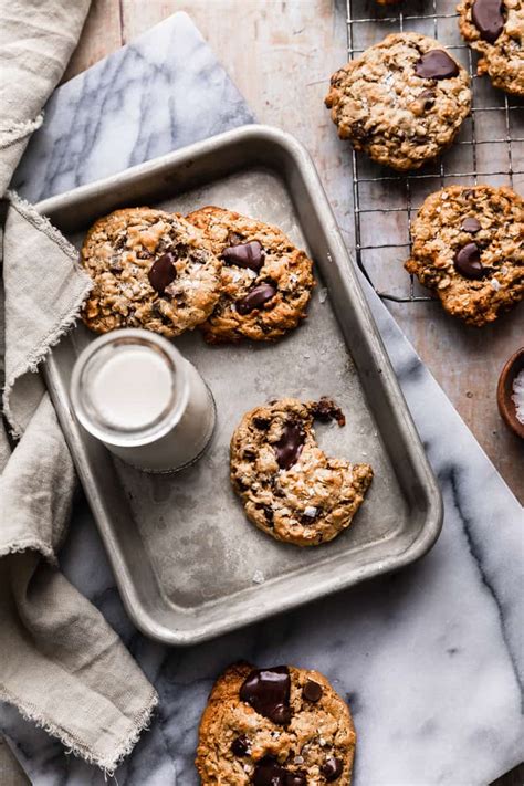 Healthy Oatmeal Cookies with Chocolate | Peanut Butter Plus Chocolate