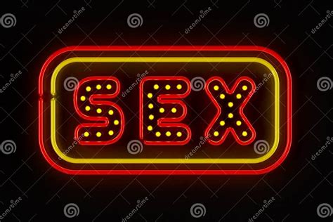 Sex Neon Sign Stock Illustration Illustration Of Light 23286690