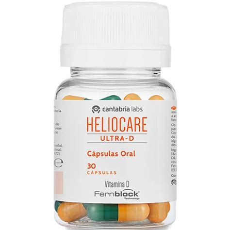 Heliocare Ultra D Cápsulas Imunoproteção Sensibilidade Solar Extrema