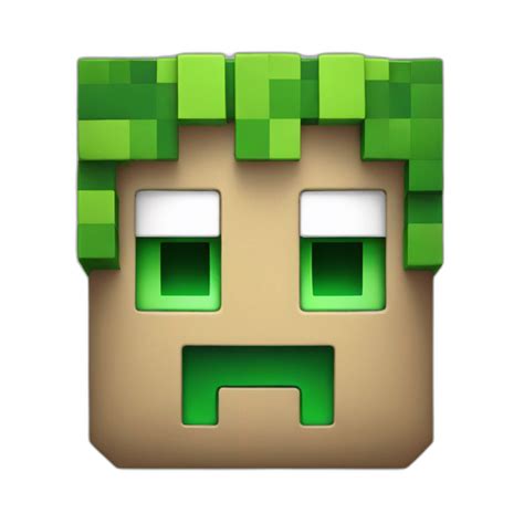 Creeper From Minecraft Ai Emoji Generator