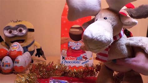 Kinder Chocolate Minis Special Christmas Reindeer Edition Youtube