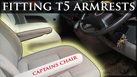 How To Vw T5 Fitting Armrests Diy Captains Seat Campervan