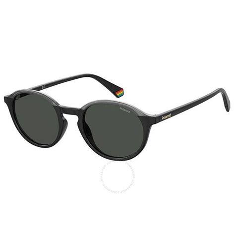 Polaroid Core Grey Oval Unisex Sunglasses PLD 6125 S 008A M9 50