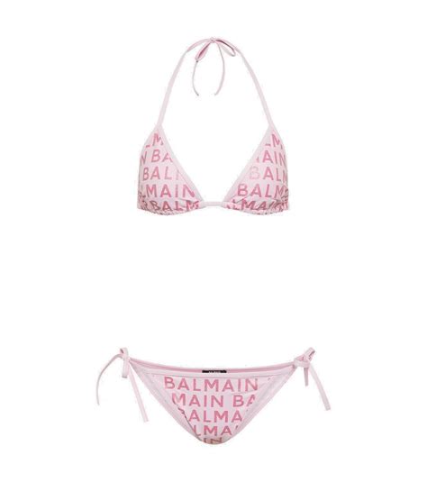 Balmain Glitter Logo Bikini Balmain