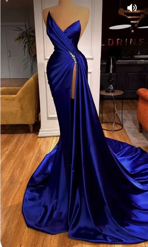 Royal Blue Prom Dresses Slit · Dressydances · Online Store Powered By