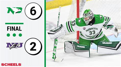 Und Hockey Fighting Hawks Open Season With Big Win Over Niagara