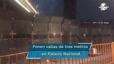 Blindan Palacio Nacional Con Vallas Por Posibles Ataques En Marcha Por