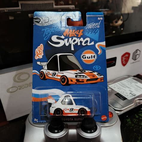 Jual Hot Wheels Toyota Supra MK Tooned Gulf Series Shopee Indonesia