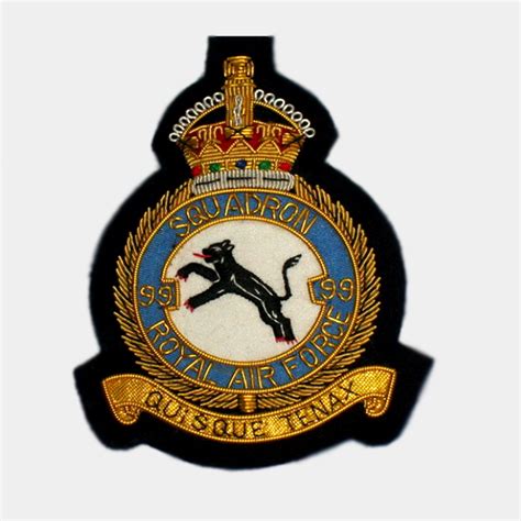 Squadron Ww Blazer Badges Embroidered Patch