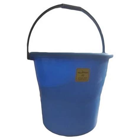 Blue 25 L Plastic Unbreakable Buckets For Home And Office Size 40x25