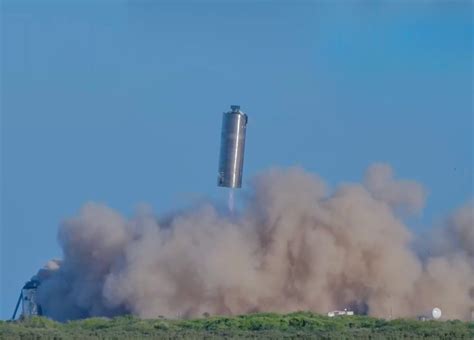 Spacex Sn5 Starship 150m Hop And Powerslide Thats One Small… Flickr