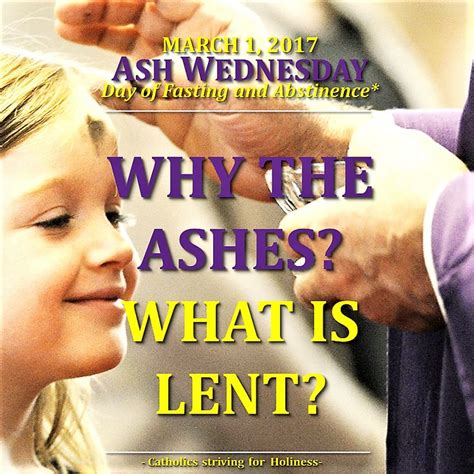 Ash Wednesday March Fasting And Abstinence Why The