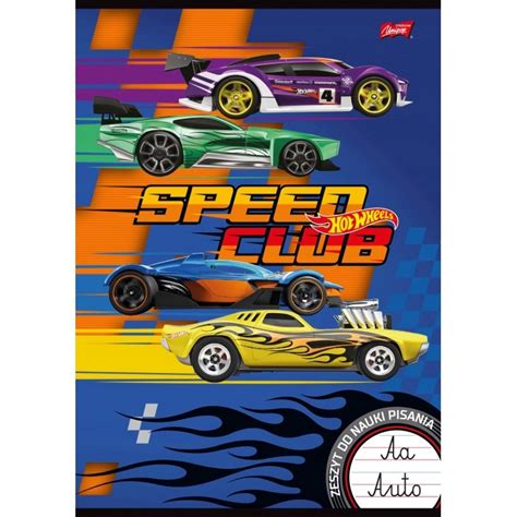 HOT WHEELS A4 32 Linia Kolorowa Do Nauki Pisania 13846153370 Oficjalne Archiwum Allegro